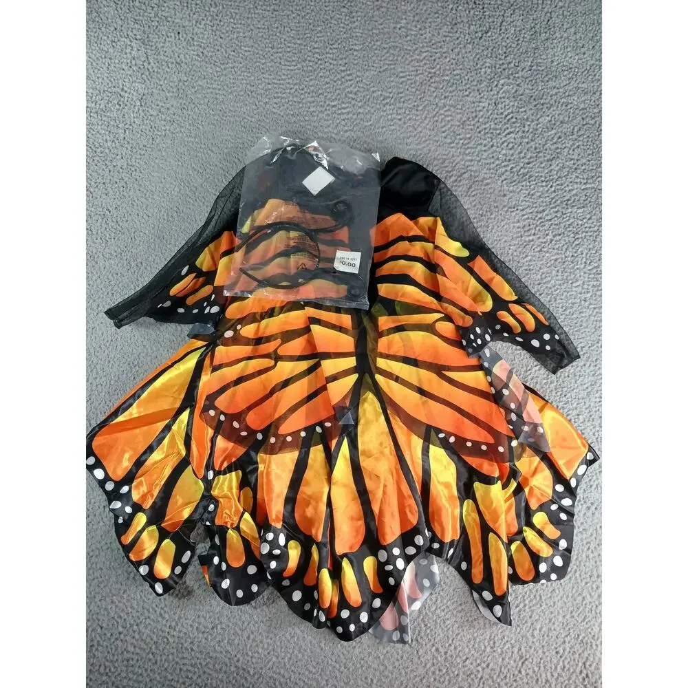 Butterfly Costume Toddler (4-5T) Hyde and Eek Target Monarch Dress Wings NWT